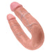 King Cock - Dildo Doble Penetración 13.9 Cm Natural