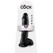 King Cock - Pene Realistico Negro 25.4 Cm