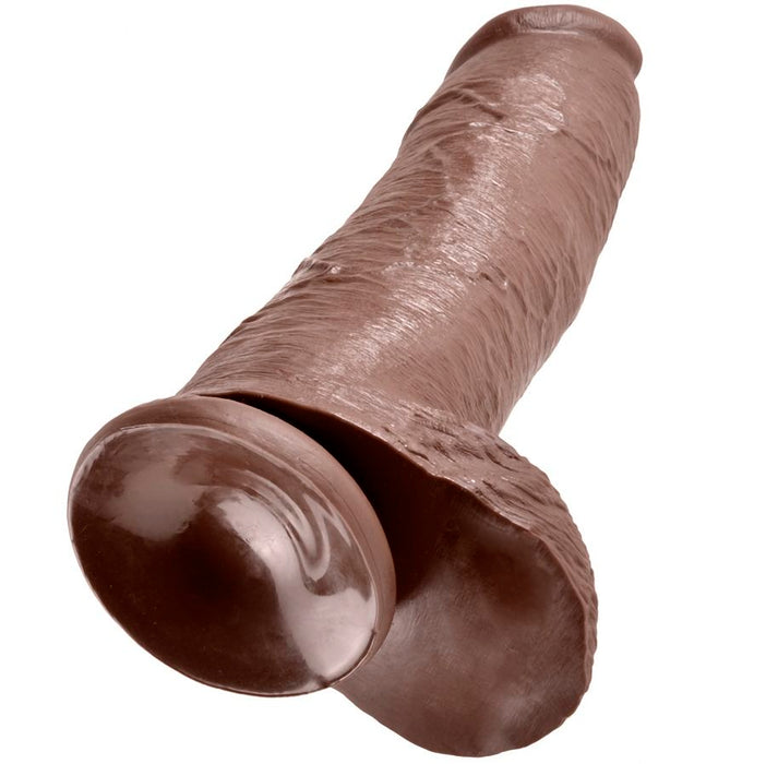 Pene Con Testículos De 12 Color Marrón
