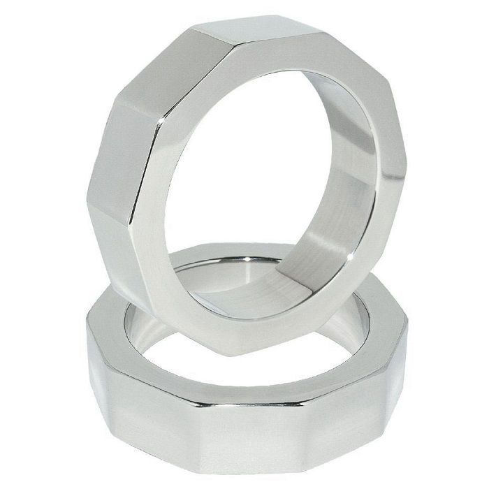 Metal Hard - Anillo Pene Y Testículos Nut 45 Mm