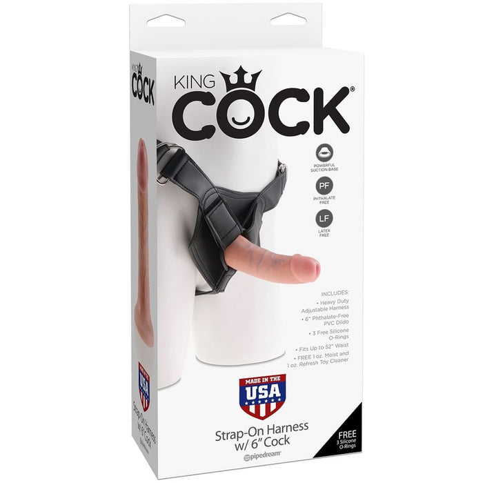 Arnes Ajustable Con Dildo 6 - Color Natural
