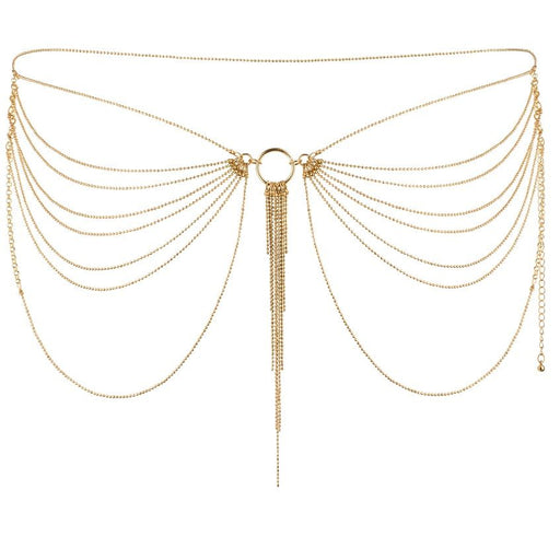 Bijoux Indiscrets - Magnifique Joya De Cadenas Metálicas Para Cintura Dorada
