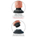 King Cock - Dildo Vibrador Con Testiculos 23 Cm Natural