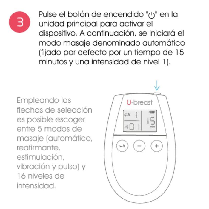 500 Cosmetics - U Breast Aumento Pechos Electroestimulación