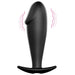 Pretty Love - Plug Anal Silicona Forma Pene Y 12 Modos Vibración Negro