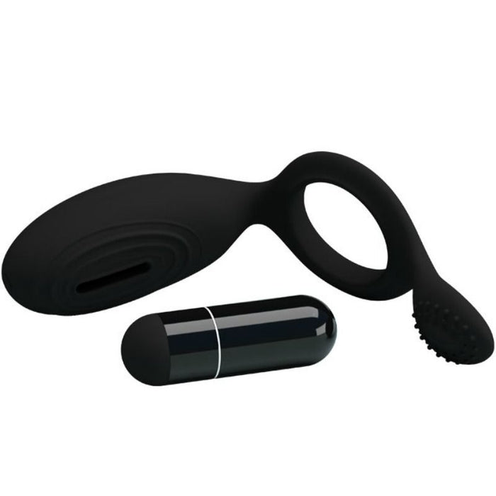 Pretty Love Anillo Vibrador Con Estimulador Ethel