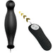 Pretty Love - Plug Anal Silicona 12 Modos Vibración Negro