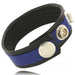 Leather Body - Correa De Cuero Ajustable Para Pene Azul-negra
