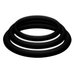 Joydivision Potenzduo - Plus Pack 3 Anillos Para Pene Negro - S, M, L
