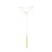 Bijoux Indiscrets - Magnifique Collar Metálico Con Flecos Dorado