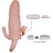 Baile - Brave Man Funda Pene Anal Y Clítoris Vibrador 16.5 Cm Natural