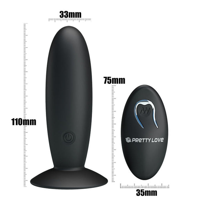 Plug Anal Pretty Love - Bottom -  Recargable Con Vibracion Y Mando