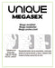 Uniq - Megasex Preservativos Sensitivos Con Liguero Sin Latex 3 Unidades