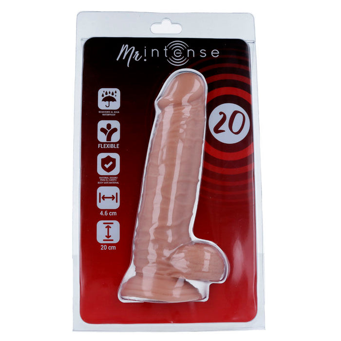 Mr Intense - 20 Pene Realístico 20 Cm -o- 4.6 Cm