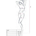 Passion - Woman Bs016 Bodystocking Blanco Talla Única