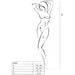Passion - Woman Bs032 Bodystocking Rojo Talla Única