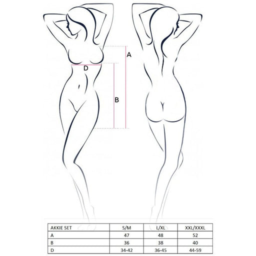 Passion - Woman Akkie Set Disfraz Enfermera S/m