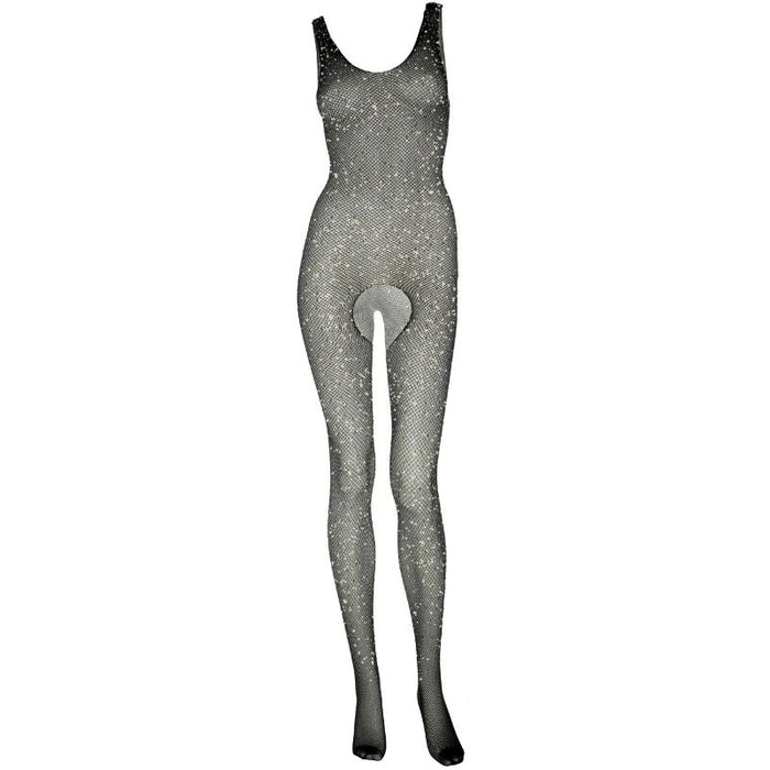Leg Avenue - Bodystocking Con Abertura Y Brillantes T.U
