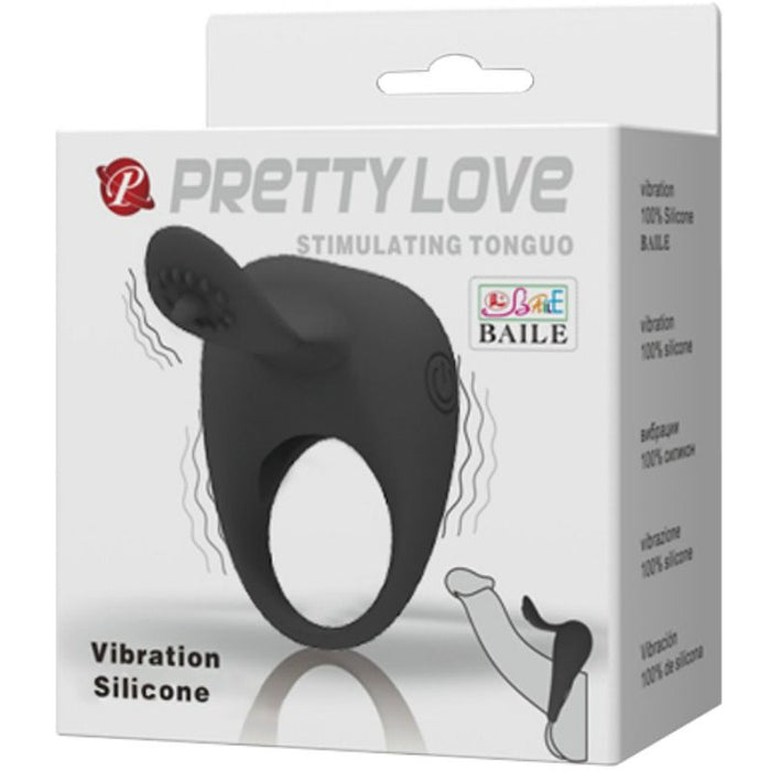 Pretty Love - Anillo Vibrador Con Lengua
