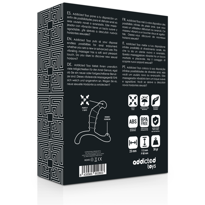 Addicted Toys - Prostate Anal Pleasure Negro