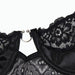 Subblime - Corset Y Cinturon Negro S/m