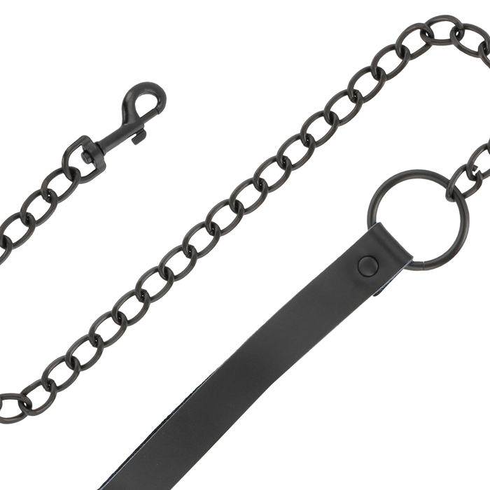 Darkness - Collar Con Cadena Negro