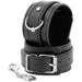 Darkness - Esposas Ajustables Negro Con Doble Cinta Refuerzo