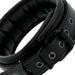 Darkness - Esposas Y Collar De Cuero Negro