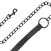 Darkness - Esposas Y Collar De Cuero Negro