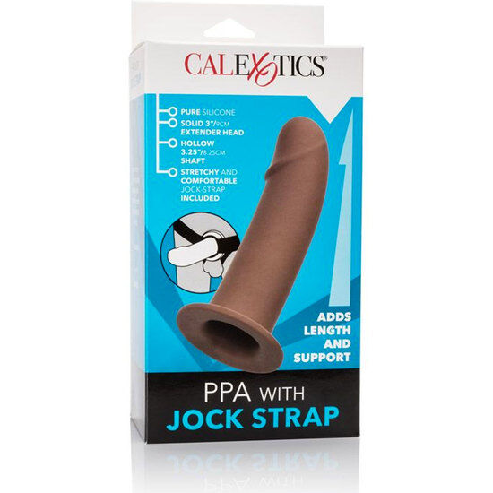Calexotics - Arnés Con Dildo Hueco Marrón