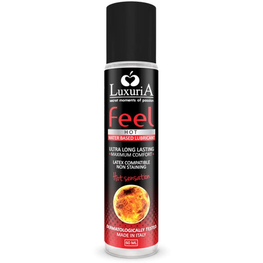 Intimateline - Luxuria Feel Hot Sensation Lubricante Base Agua Efecto Calor 60 Ml