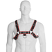 Leather Body - Chain Harness Iii Black / Red