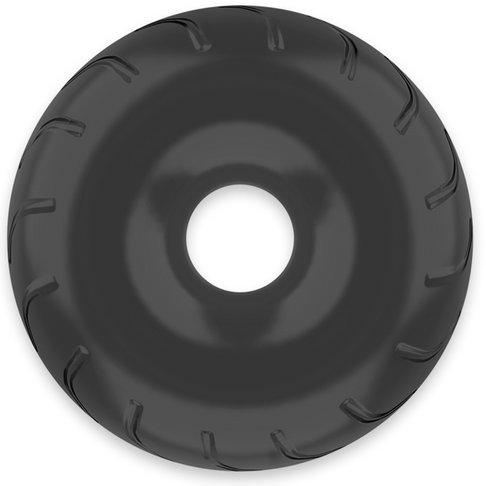 Powering - Super Flexible Y Resistente Anillo Pene  5cm Pr08 Negro