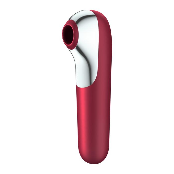 Satisfyer Dual Love Vibrador Y Succionador Con Aire Pulsado Rojo