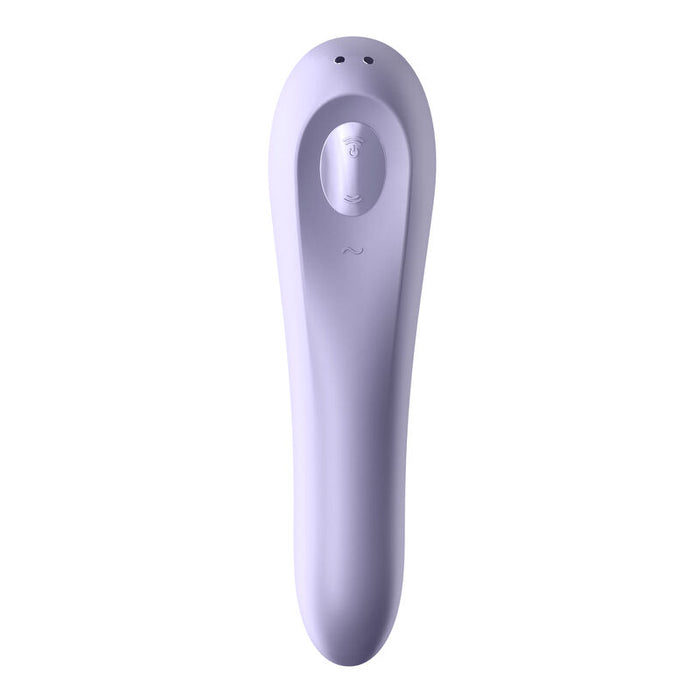 Dual Pleasure App Vibrador Y Succionador De Aire Pulsado Recargable Mauve