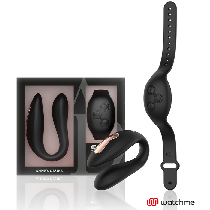 Anne's Desire - Dual Pleasure Tecnología Watchme Negro