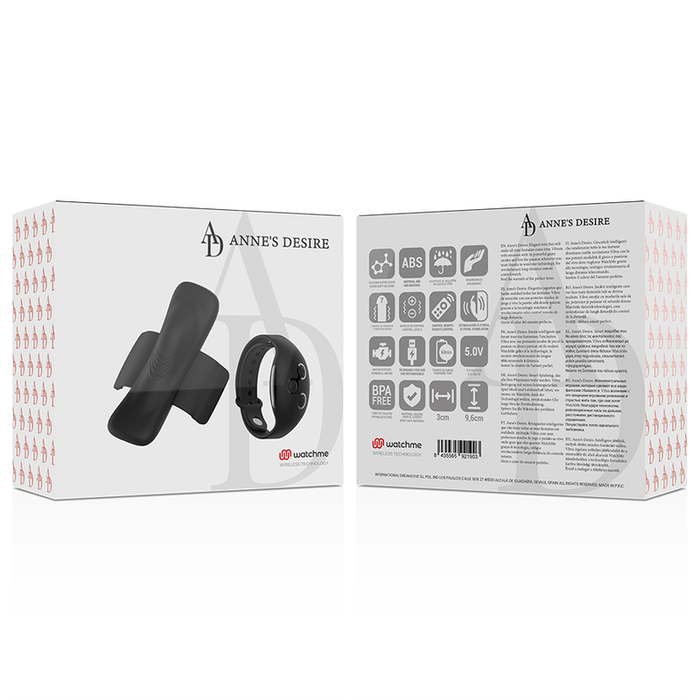 Anne's Desire - Panty Pleasure Tecnología Watchme Negro