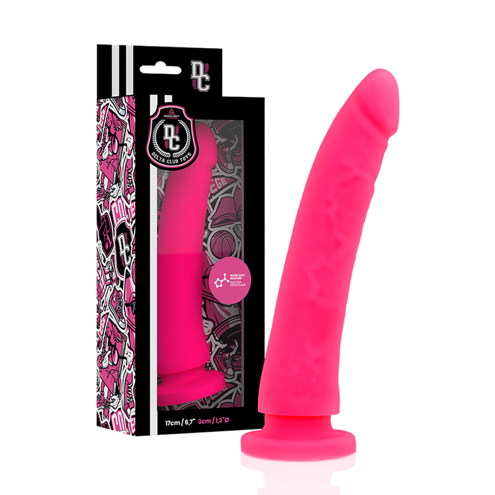 Delta Club - Toys Arnes + Dildo Rosa Silicona Medica 17 Cm -o- 3 Cm