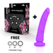 Delta Club - Toys Arnes + Dildo Lila Silicona Medica 17 Cm -o- 3 Cm