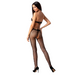 Passion - Woman Bs080 Bodystocking Negro Talla Única