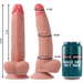 Rockarmy - Arnés + Dual Density Leopard Dildo Realista 23 Cm -o- 4.77 Cm