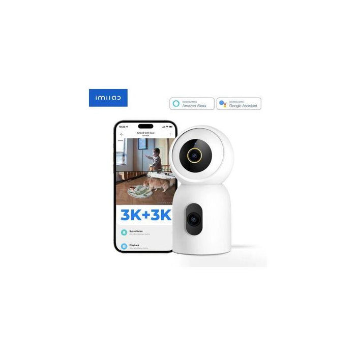 Imilab Indoor Wifi Camara C30 360° 110° 3k Nachtsich Blanco