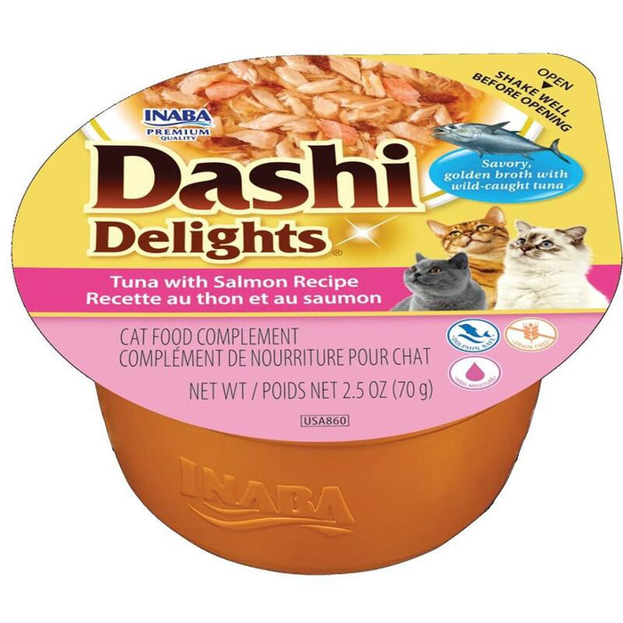 Inaba Cat Dashi Delights Tuna With Salmon 70g