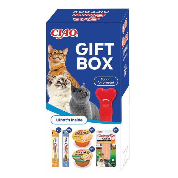Caja De Regalo Inaba Churu Con Tratamientos Para Gatos