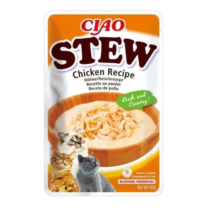 Inaba Ciao Plato De Pollo Con Salmón 40g
