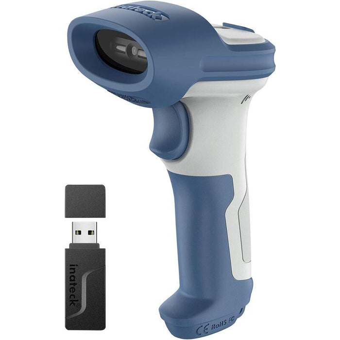 Inateck Barcodescanner 73 Blanco Blue [Bcm-73_white Blue]