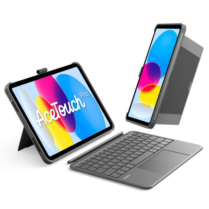 Inateck Kb403-10 Gray Ipad-Tecladohülle Qwertz