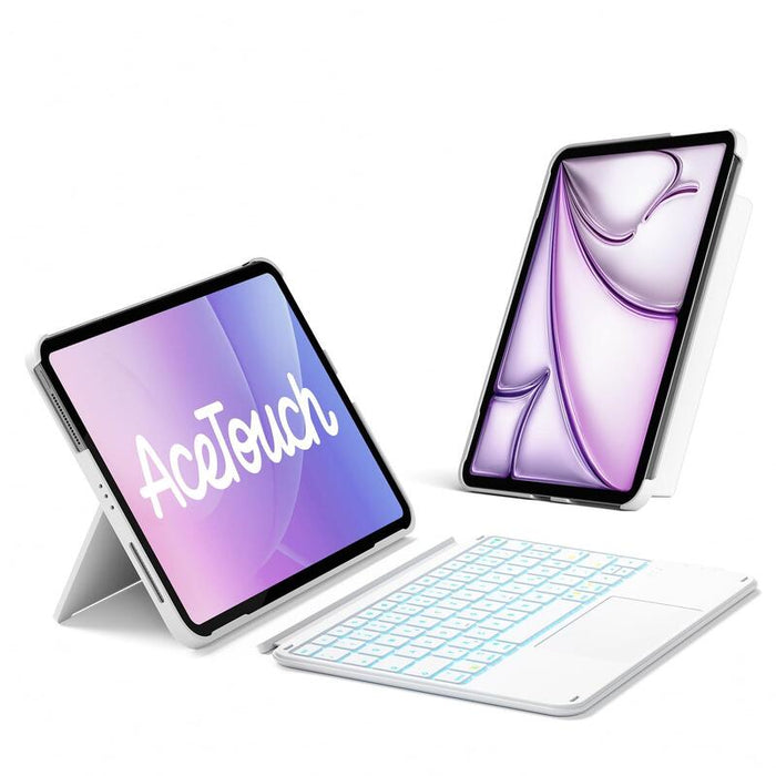 Inateck Keyboard Ace Touch Ipad 11" 10,9" Qwertz Rgb Blanco