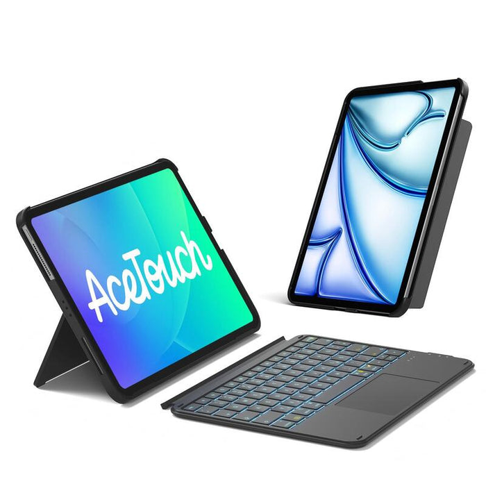 Inateck Keyboard Ace Touch Ipad 11" 10,9" Qwertz Rgb Graphit