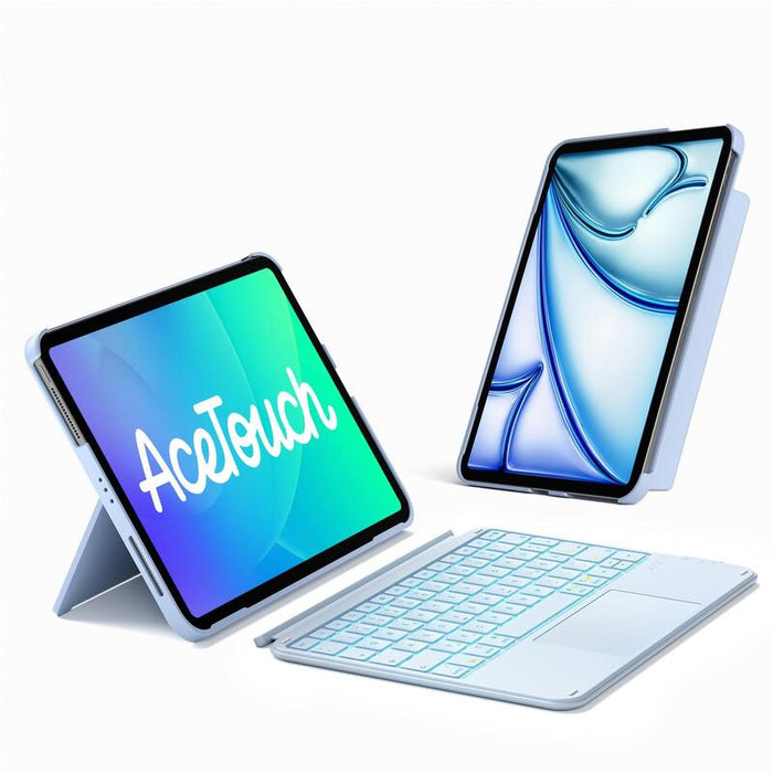Inateck Keyboard Ace Touch Ipad 11"/10,9" Qwertz Rgb Blue